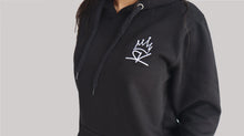 Load image into Gallery viewer, K&amp;R CLASSIC BLACK HOODIE
